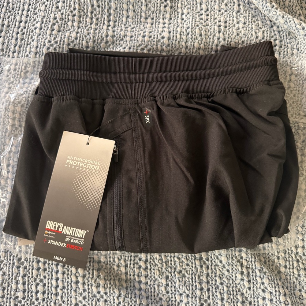 Barco Uniforms Light Gray Greys Anatomy Spandex Scrub Top